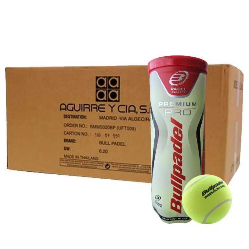 Caja Pelotas Bullpadel Premium Pro
