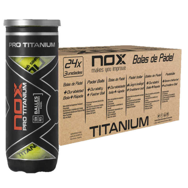 Caja Pelotas Nox Pro Titanium