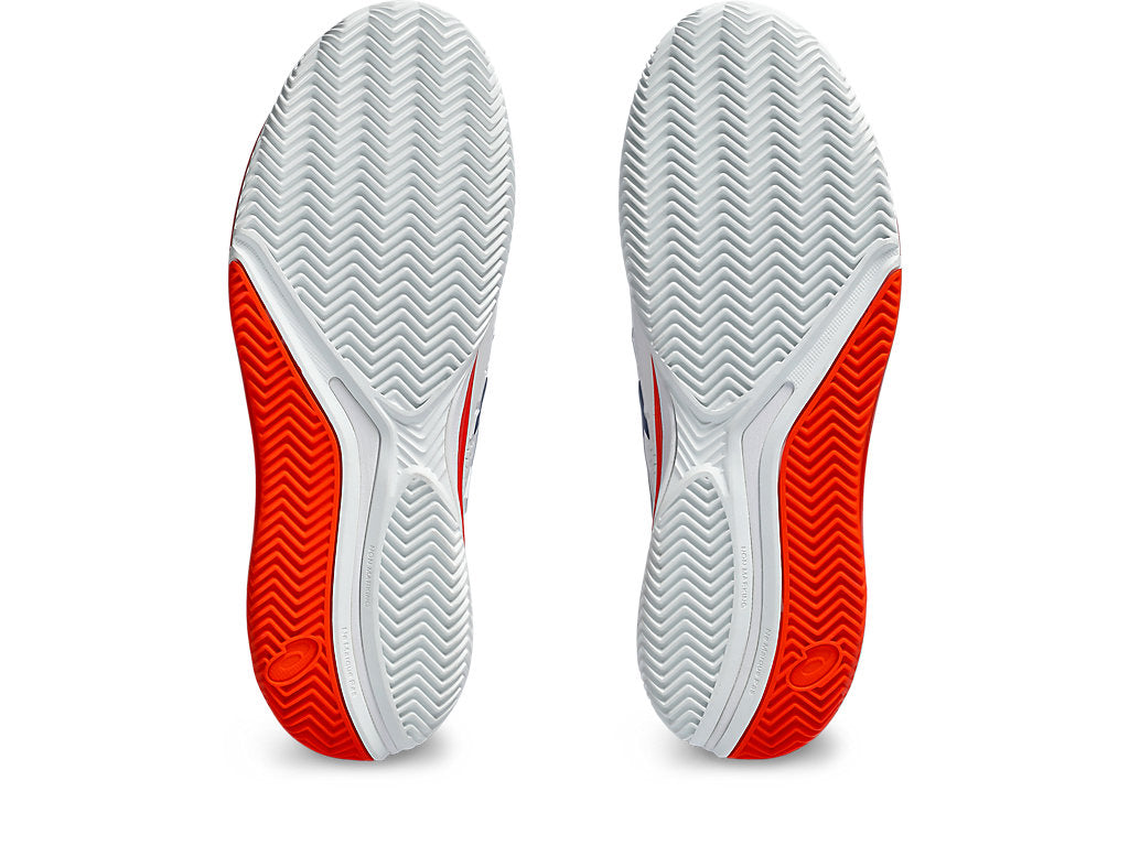 Asics Resolution 9 Clay Blanco/Rojo 2024