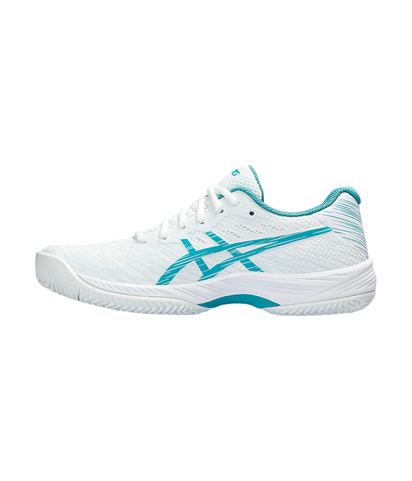 Asics Gel Game 9 Blanco/Azul Mujer 2023
