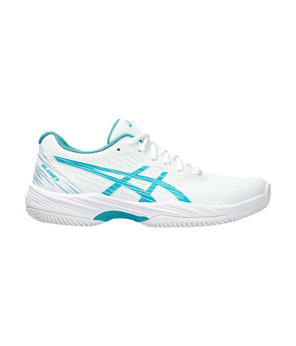 Asics Gel Game 9 Blanco/Azul Mujer 2023